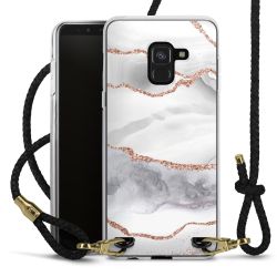 Carry Case Transparent Leather black/gold