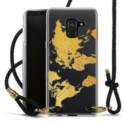 Carry Case Transparent Leather black/gold