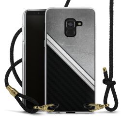 Carry Case Transparent Leather black/gold