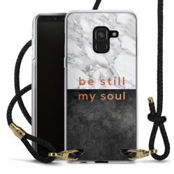 Carry Case Transparent Leather black/gold