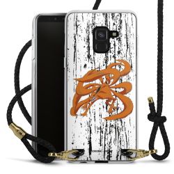 Carry Case Transparent Leather black/gold