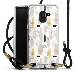 Carry Case Transparent Leather black/gold