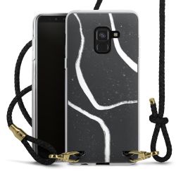 Carry Case Transparent Leather black/gold