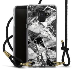 Carry Case Transparent Leather black/gold