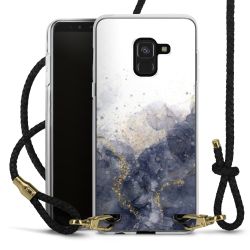 Carry Case Transparent Leather black/gold