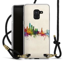 Carry Case Transparent Leather black/gold