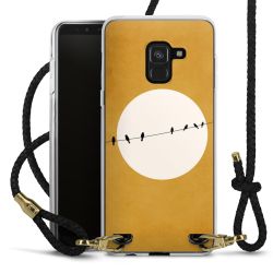 Carry Case Transparent Leather black/gold