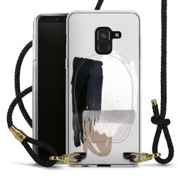 Carry Case Transparent Leather black/gold