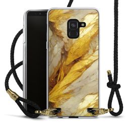 Carry Case Transparent Leather black/gold