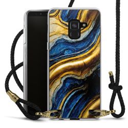 Carry Case Transparent Leather black/gold