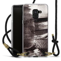 Carry Case Transparent Leather black/gold