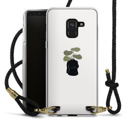 Carry Case Transparent Leather black/gold