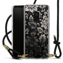 Carry Case Transparent Leather black/gold