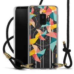 Carry Case Transparent Leather black/gold