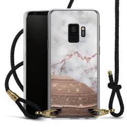 Carry Case Transparent Leather black/gold