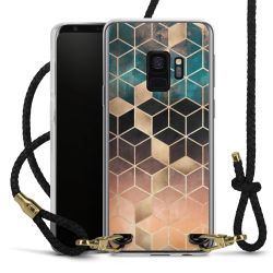 Carry Case Transparent Leather black/gold