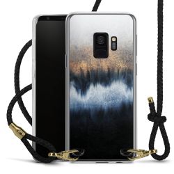 Carry Case Transparent Leather black/gold