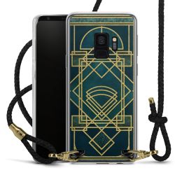 Carry Case Transparent Leather black/gold