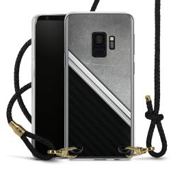 Carry Case Transparent Leather black/gold