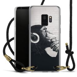 Carry Case Transparent Leather black/gold