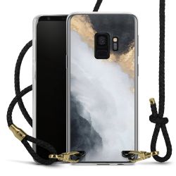 Carry Case Transparent Leather black/gold