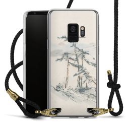 Carry Case Transparent Leather black/gold