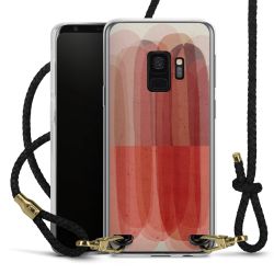 Carry Case Transparent Leather black/gold