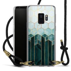 Carry Case Transparent Leather black/gold