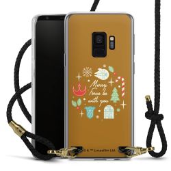 Carry Case Transparent Leather black/gold