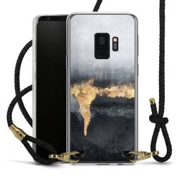 Carry Case Transparent Leather black/gold