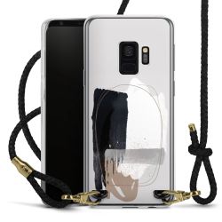 Carry Case Transparent Leather black/gold