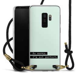 Carry Case Transparent Leather black/gold