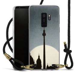 Carry Case Transparent Leather black/gold