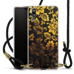 Carry Case Transparent Leather black/gold