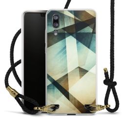 Carry Case Transparent Leather black/gold