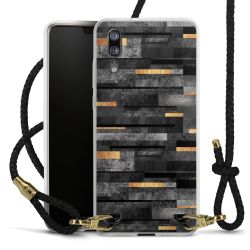 Carry Case Transparent Leather black/gold