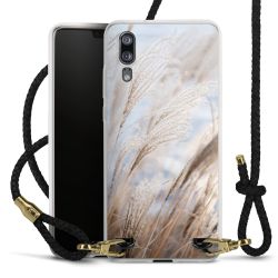 Carry Case Transparent Leather black/gold