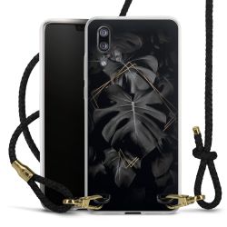 Carry Case Transparent Leather black/gold