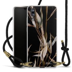 Carry Case Transparent Leather black/gold