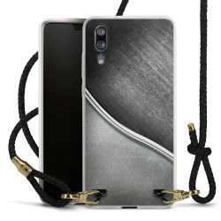 Carry Case Transparent Leather black/gold