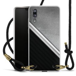 Carry Case Transparent Leather black/gold