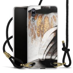 Carry Case Transparent Leather black/gold