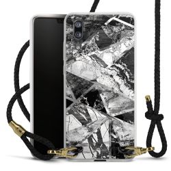 Carry Case Transparent Leather black/gold