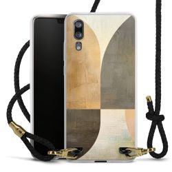 Carry Case Transparent Leather black/gold