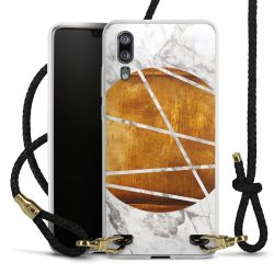 Carry Case Transparent Leather black/gold