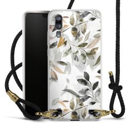 Carry Case Transparent Leather black/gold