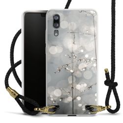 Carry Case Transparent Leather black/gold