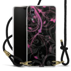 Carry Case Transparent Leather black/gold