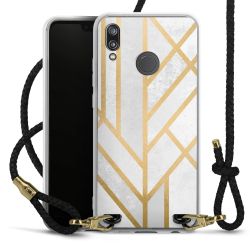 Carry Case Transparent Leather black/gold