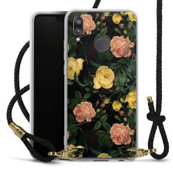 Carry Case Transparent Leather black/gold